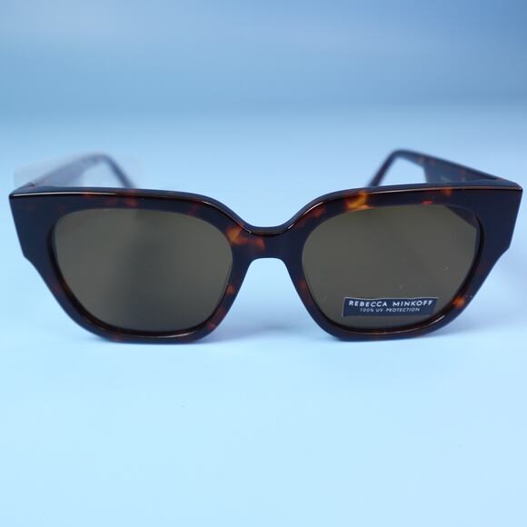 Rebecca Minkoff Sunglasses Mazey Black Studded Tortoiseshell 100% UV Protection main image 8
